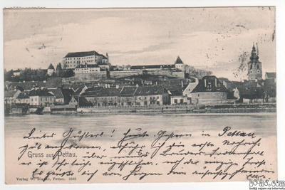 PTUJ 1900-05 - Panorama na mesto