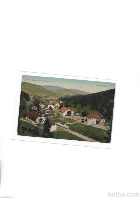 Razglednica Lovrenca na Pohorju, pisana iz obdobja A.O.