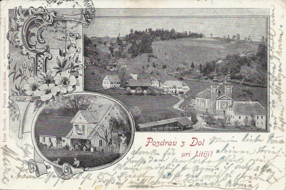 Stara Slovenska Razglednica Dole Pri Litiji Odposlana 1905 stara-slovenska-razglednica-dole-pri-litiji-odposlana-1905
