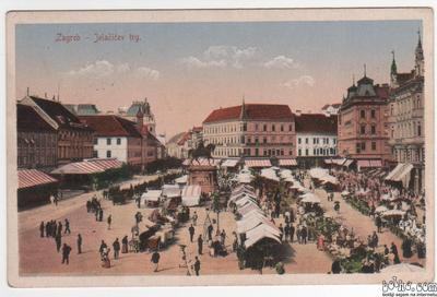 ZAGREB 1912 - Jelačičev trg