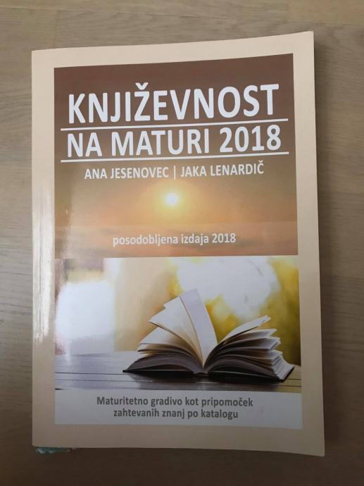 Književnost na maturi 2018, Ana Jesenovec, Jaka Lenardič