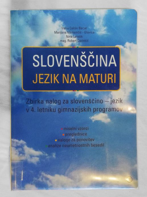 Slovenščina, jezik na maturi 2020