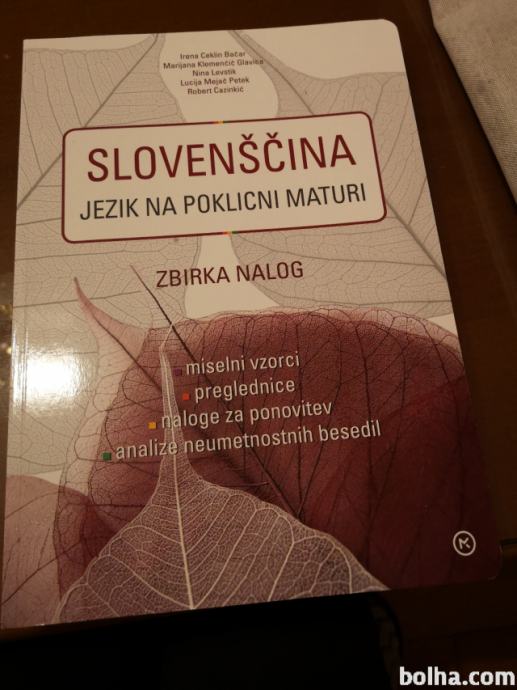 Slovenščina - jezik na poklicni maturi - ZBIRNE NALOGE