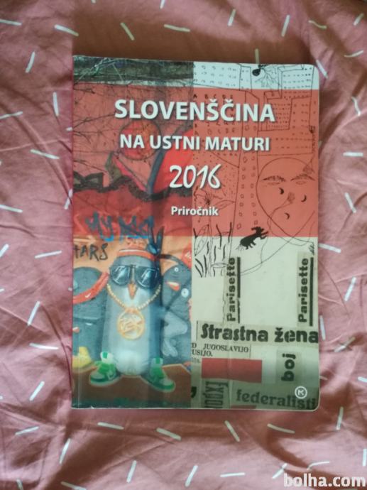 Slovenščina na ustni maturi 2016