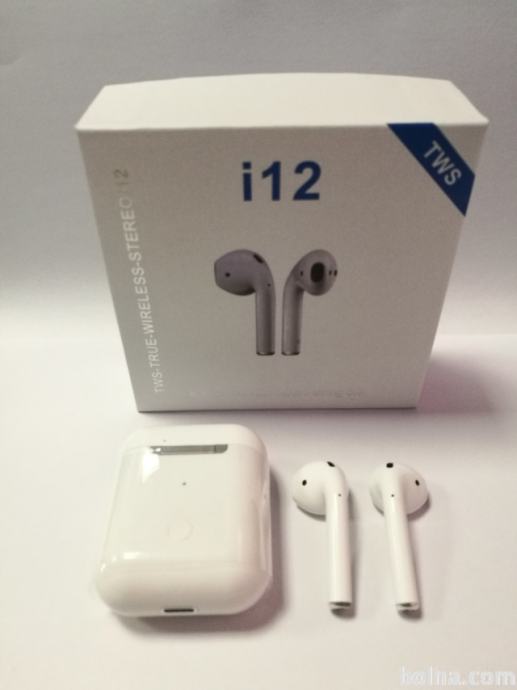 Bluetooth slušalke / i12 TWS / IOS-iPhone , ANDROID