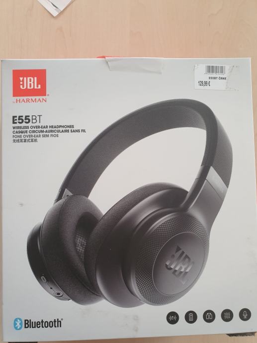 Brezžične slušalke JBL E55BT