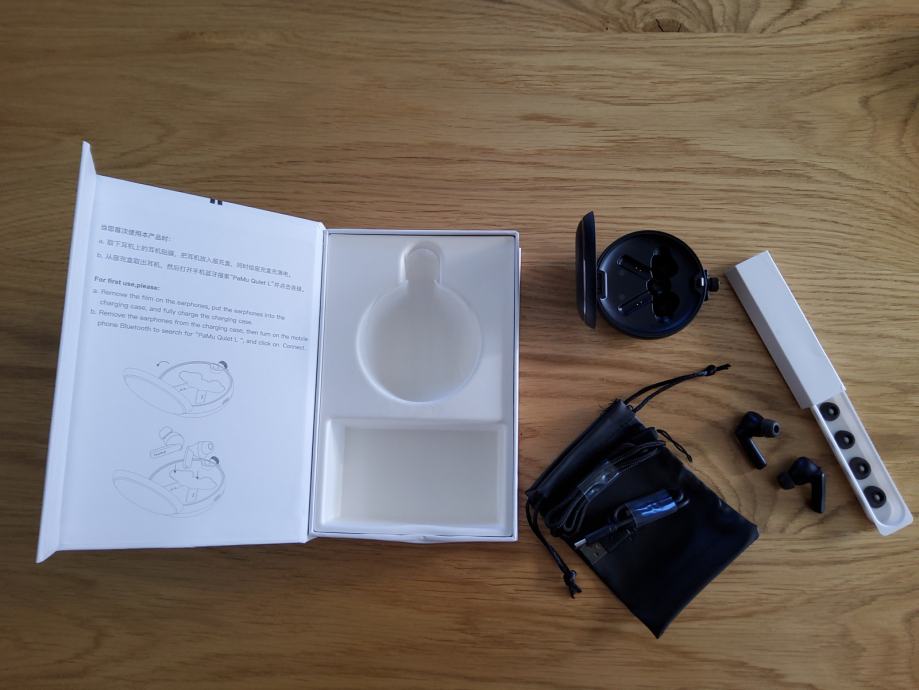 PaMu Quiet Bluetooth slušalke (v črni barvi)