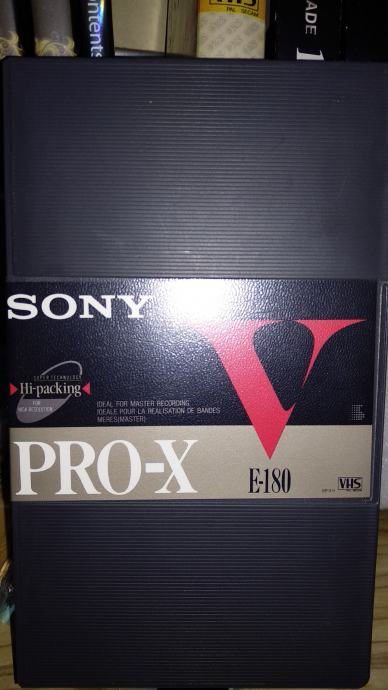 VHS videokaseta Sony Pro-X V E-180