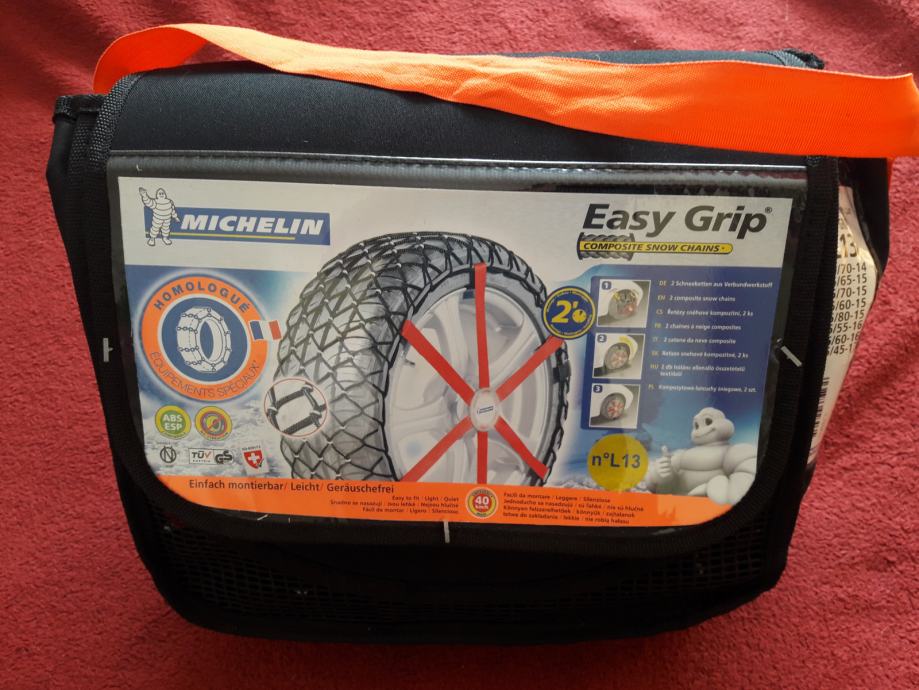 Michelin tekstilne verige Easy Grip composite snow chains n* L13