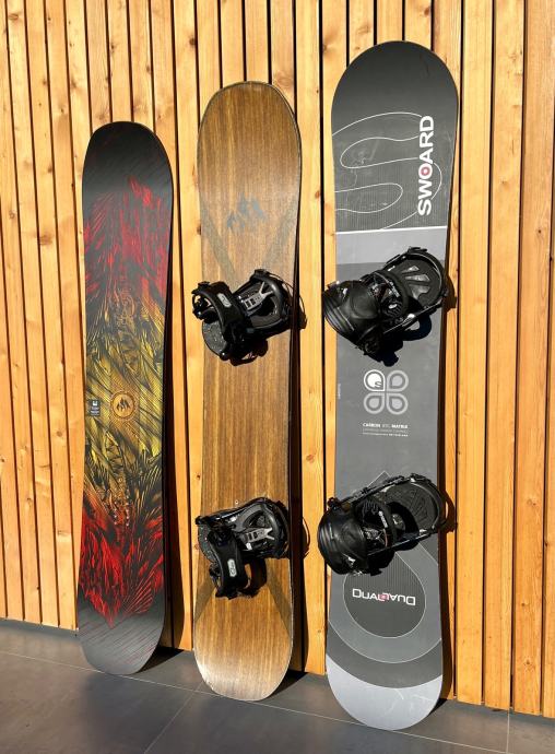 Snowboard Jones mountain twin 158w, Jones flagship 164cm, swoard dual