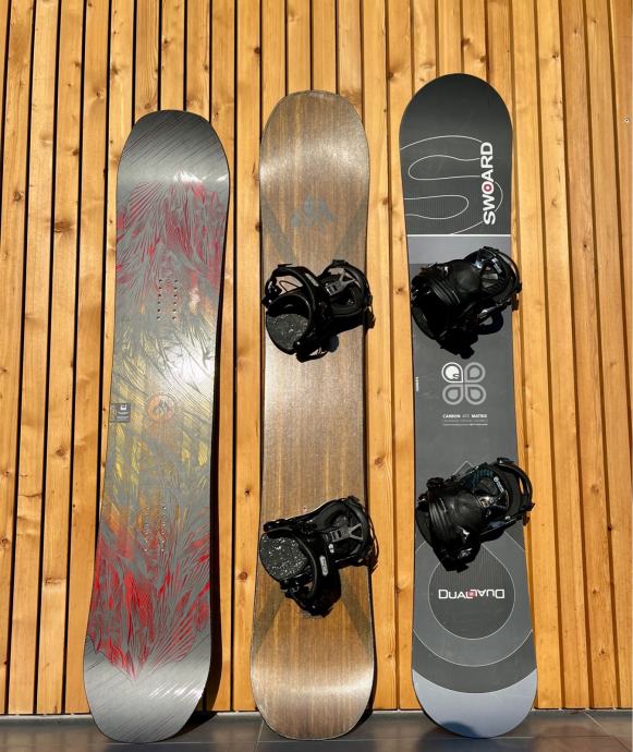 Snowboard Jones mountain twin 158w, Jones flagship 164cm, swoard dual