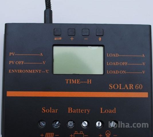 Solarni regulator LCD 60A 12V/24V