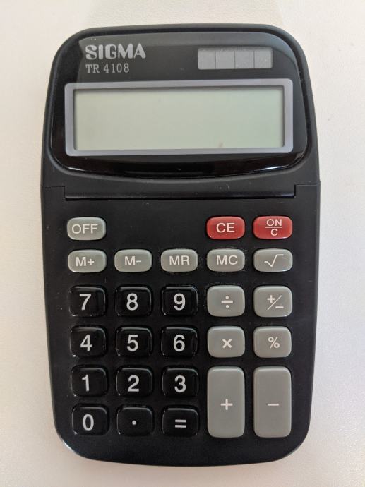 Kalkulator 16x10cm