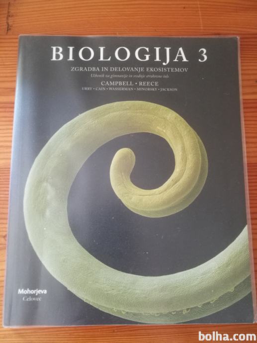 Prodam učbenik BIOLOGIJA 3