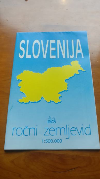 Ročni zemljevid Slovenije