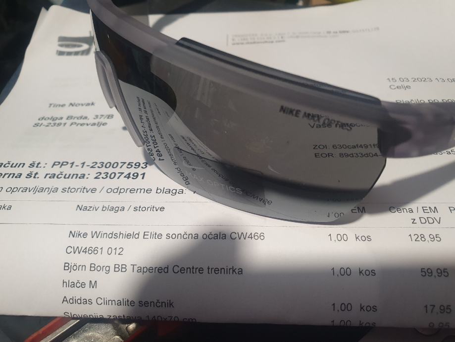 nova Nike windshield elite soncna očala