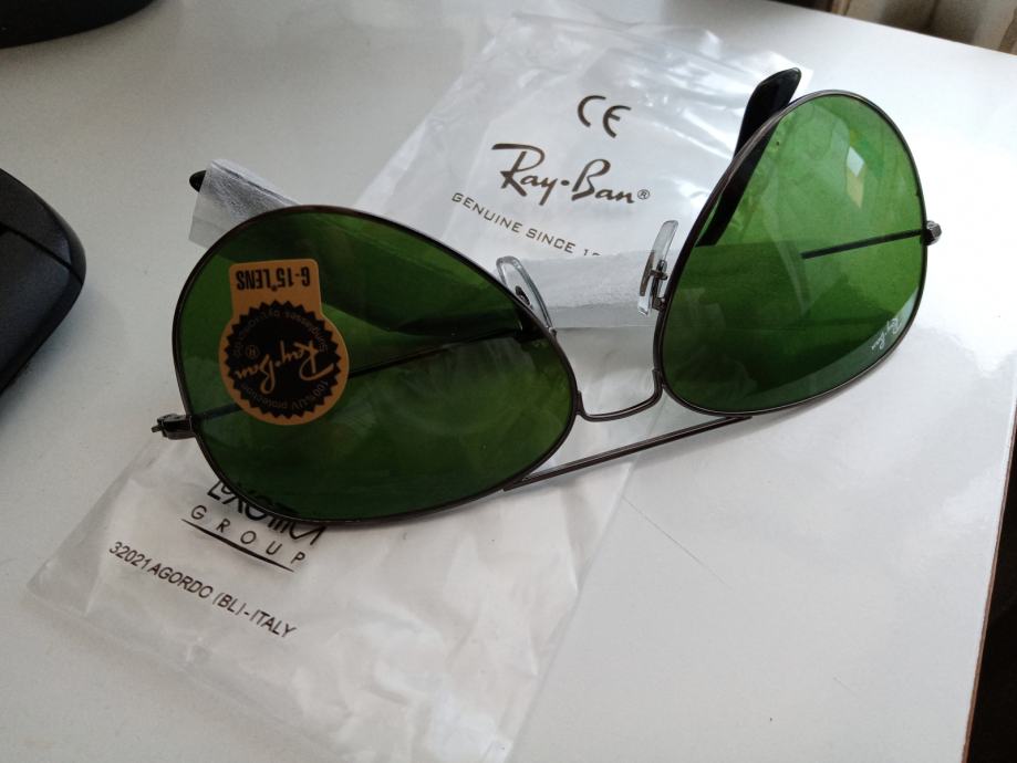 sončna očala ray ban model 3025 zelena