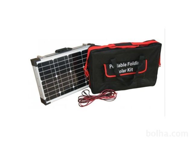 Solarni kovček 60W 12V sončne celice monokristalni modul