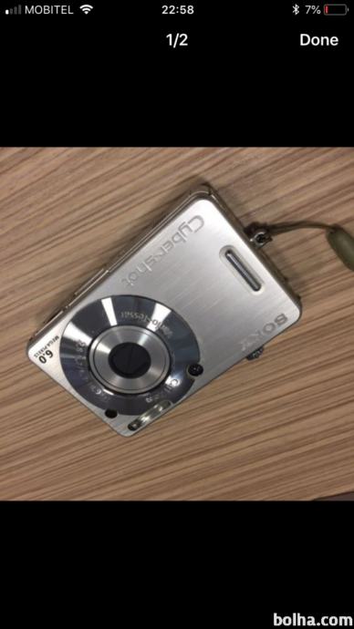 Digitalni fotoaparat Sony DSC-W50, 6MP, kartica 2GB, torbica