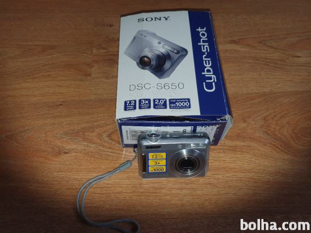 fotoaparat Sony DSC S-650