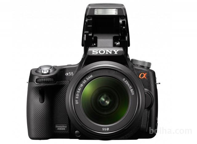 Sony A55 16.2 MP + 18-55mm, GPS, panorama, Brezhiben