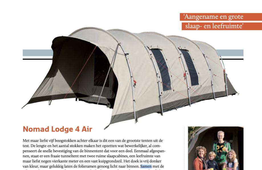 Premium šotor NOMAD Lodge 4 Air - Višji cenovni razred