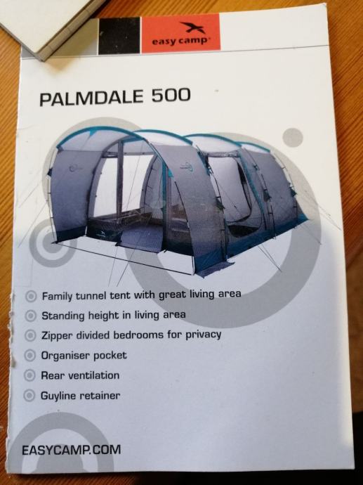 Šotor za 5 oseb Easy Camp Palmdale 500