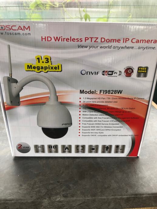 Vrtljiva IP kamera Foscam FI9828W Wireless N,3x Optical Zoom