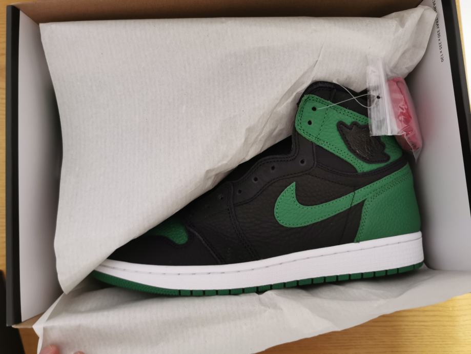 air jordan 1 black pine green
