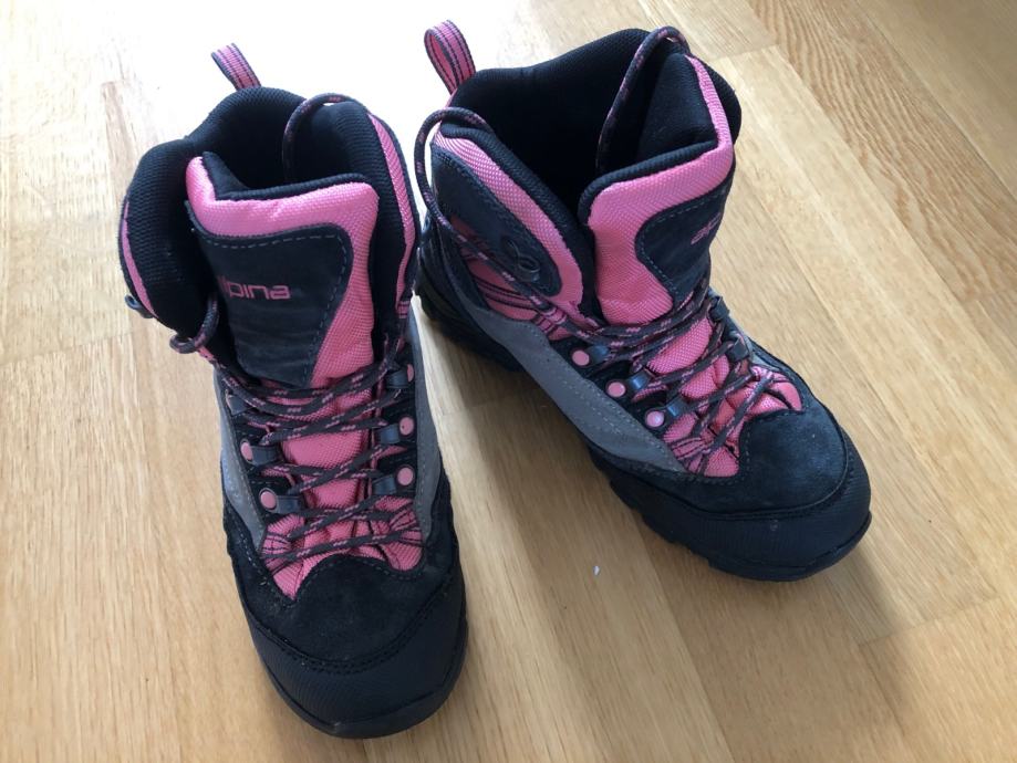 otroški Alpina golzarji planinski čevlji, rožnata barva, velikost 35