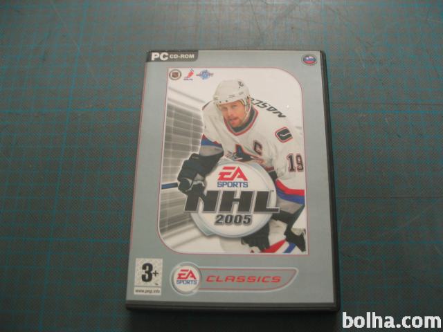 NHL 2005 hokej, EA Sports PC CD igra, prodam