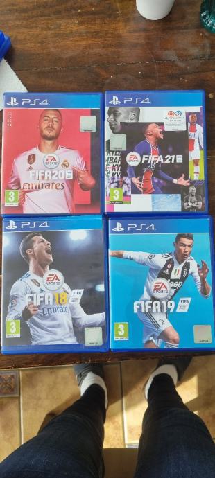 FIFA18, FIFA19, FIFA20, FIFA21 za PS4