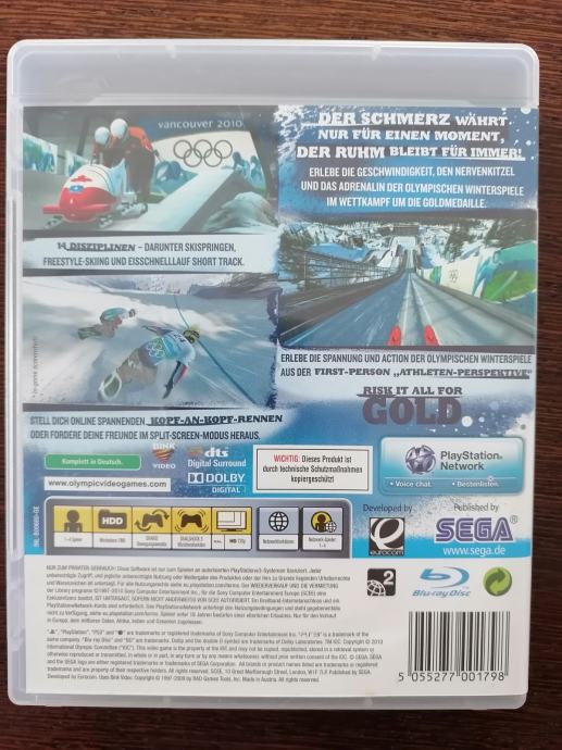 Jeu Vancouver 2010 - PS3 - PAL FR - Complet - état Correct