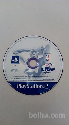 PS2 PLAYSTATION 2 original igra NBA live 2001