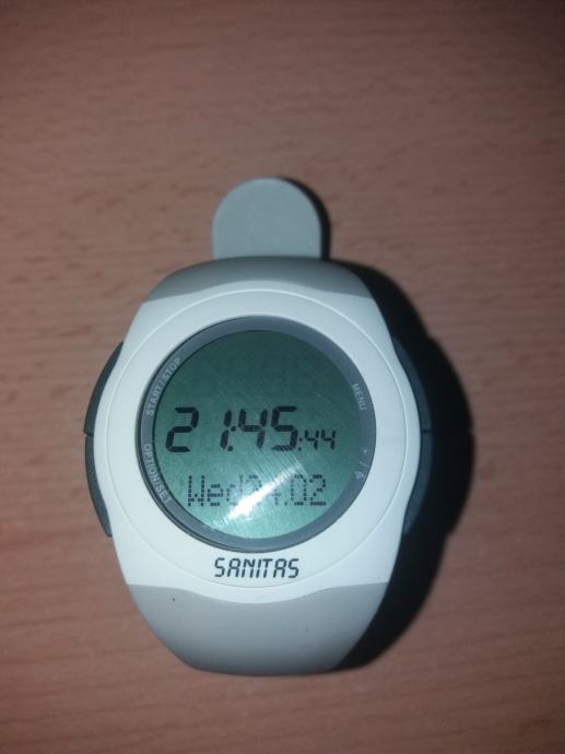 Športna ura s pasom za merjenje srčnega utripa - Sanitas SPM 25
