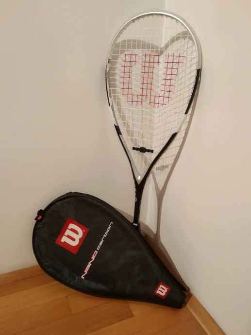 Raquete de Squash Wilson Nano Carbon Force | Roupa Esportiva Masculino Wilson Usado 18464771