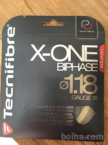 Strune za squash Tecnifibre X-One BIPHASE fi 1.18
