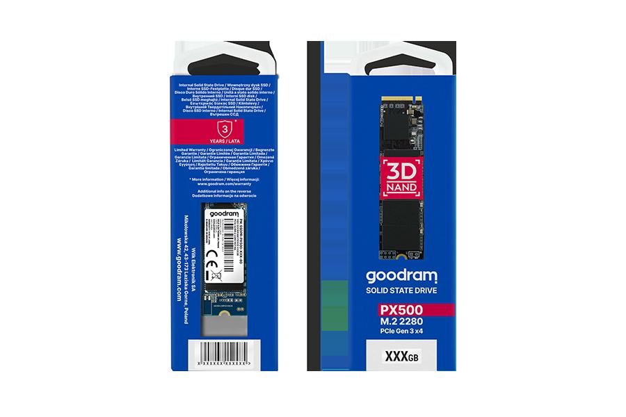 NOVO - GOODRAM SSD NAND 256GB PX500 M.2 NVME