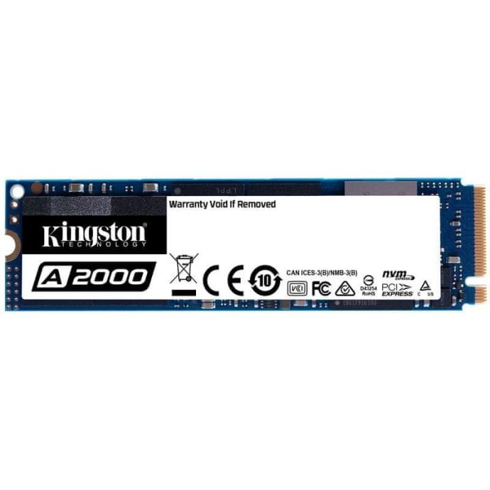 Kingston A2000 SSD disk, 1TB, M.2, NVMe PCIe