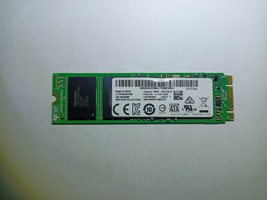m.2 SSD TOSHIBA 128 GB