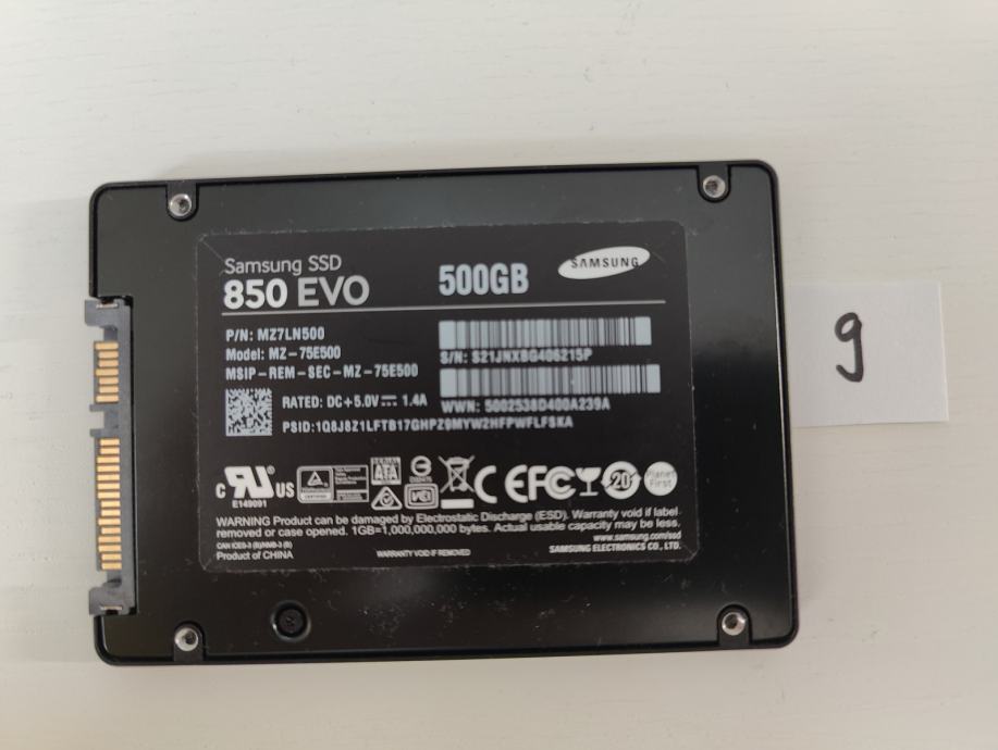 Samsung 850 EVO 500GB 2.5 SATA III