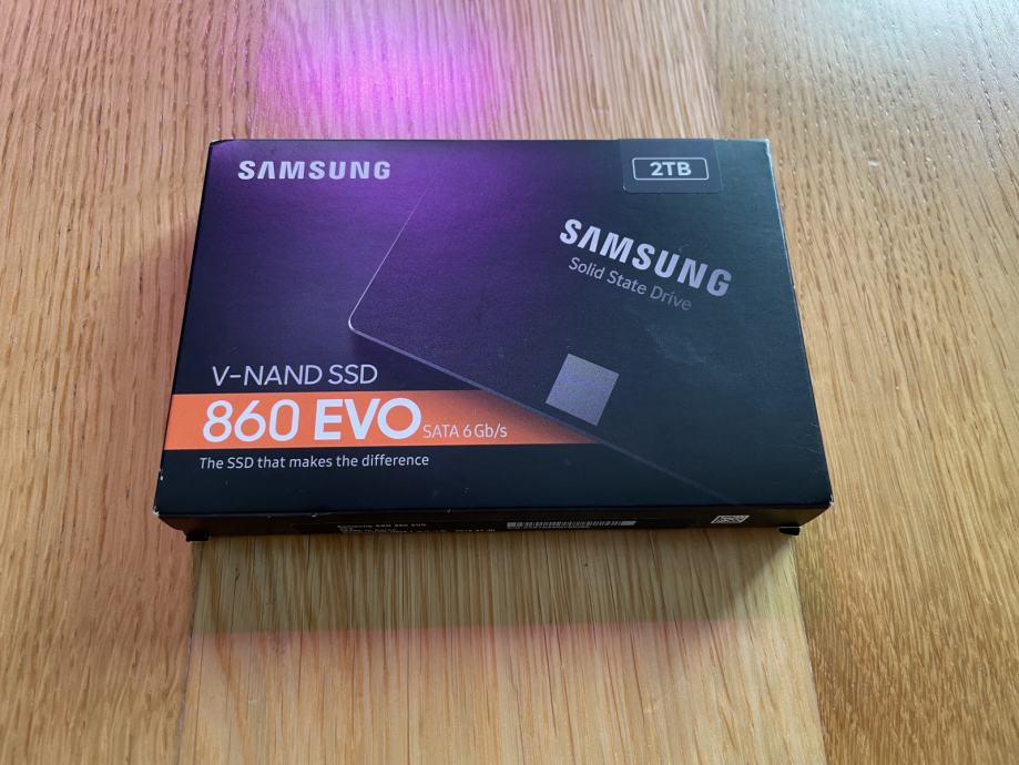 Samsung SSD 860 EVO 2TB 2,5 SATA3 V-NAND, TLC 7mm