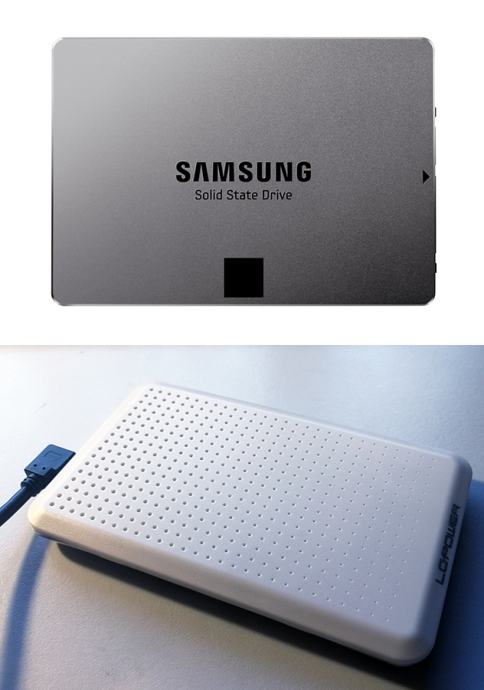 1TB SSD Samsung 840 EVO SSD Disk + Zunanje Ohišje