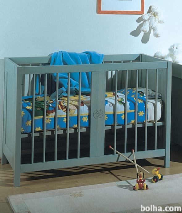 Otroška posteljica in hkrati stajica 120 x 60 cm, LIP BLED