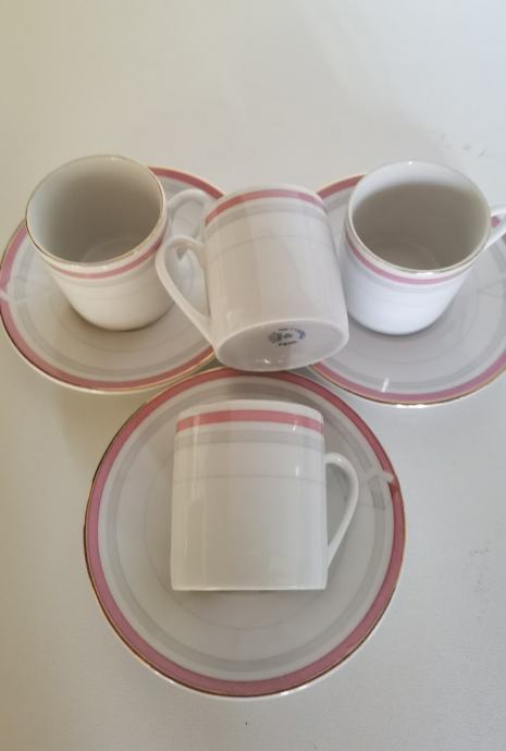 Retro skodelice za turško kavo Fena Porzellan 5,5x5cm