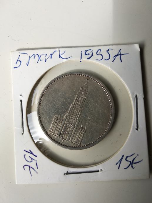 5 Reichsmark - 1935 А srebro