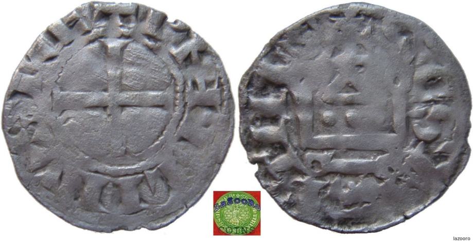 LaZooRo: Francija - Denier Tournois Filip II Avg (1180-1223) - Srebro
