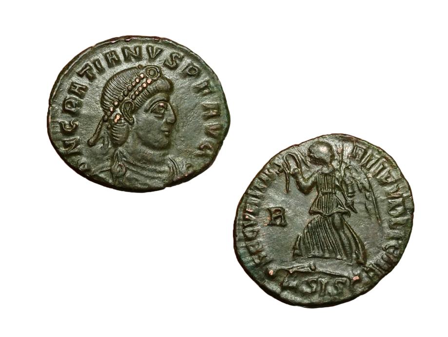 Rimski kovanec Gracijan, 4.st.