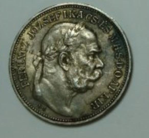 Starinski kovanec iz 1912, 2 Kroni (Korona)