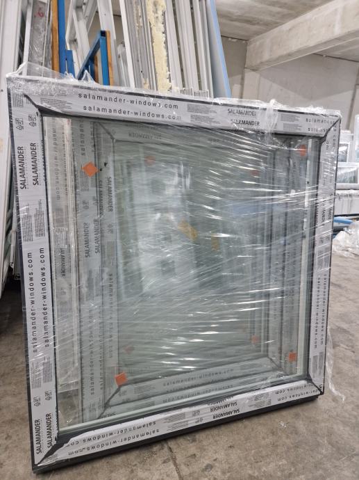FIKSNO OKNO SALAMANDER BRUGMANN 73AD 1000X600 BELA/ANTRACIT 99 EUR